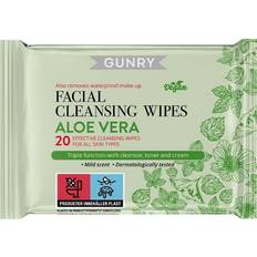 Gunry Hudvård Gunry Facial Cleansing Wipes Aloe Vera 20 st