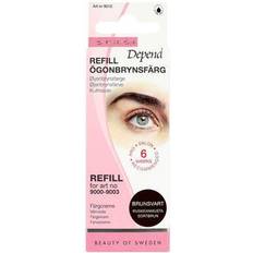 Black Eyebrow & Eyelash Tints Depend Eyebrow Colour Refill Brown Black