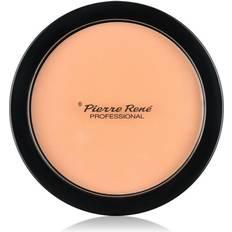 Transparent puder Pierre Rene Face Kompakt puder med spegel och applikator Skugga 03 Transparent 8 g