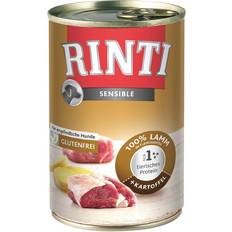 Rinti 24x400g Sensible Lam & kartoffel hundefoder våd