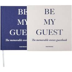 Printworks Printworks Guest Book Grey Navy