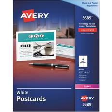 White Office Papers Avery Postcards 4-1/4"x5-1/2" 200pcs