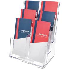 Presentation Boards Staples 6-Leaflet Tiered Desktop Lit