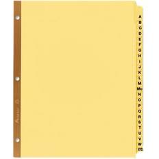 Beige Desktop Organizers & Storage Avery A Z Dividers, 25-Tab, Buff