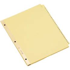 Beige Desktop Organizers & Storage Avery Laminated Tab Dividers w/Gold Reinforced Binding Letter