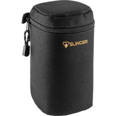 Camera Bags & Cases Slinger Adorama Slinger Soft Lens Case Large, 8inx86mm, Black