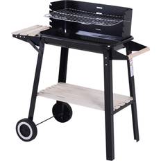 BBQs OutSunny Charcoal BBQ Grill Trolley Barbecue