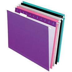 Purple Binders & Folders Pendaflex Reinforced Hanging File Folders, 1/5 Letter