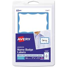 Office Supplies Avery Laser/Inkjet Sticker Name Badge Labels, 2