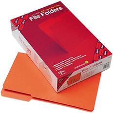 Orange Binders & Folders Smead Reinforced Top Tab Colored File Folders, 1/3-cut