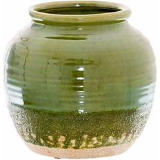 Hill Interiors Seville Collection Olive Squat Vase