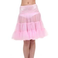 Adult Pink Knee Length Crinoline instock FUN1858PKAD