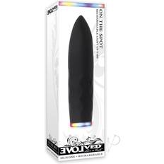 Evolved Utvecklade vibratorer på plats svart, 8 cm 3,1 tum, 1 st