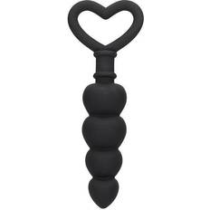 Shots Toys Ouch Silicone Anal Love Beads Black