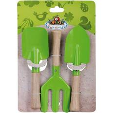 Scivolo Parchi giochi Esschert Design Cémonjardin Set da giardinaggio per bambini 3 pezzi Verde