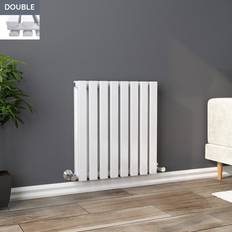 Green Panel Radiators WarmeHaus Lulea 600 Double Panel Horizontal Radiator