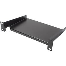 10 Shelf, Front Attachment, Installation Depth 160 Mm, Jet Black Ral9005