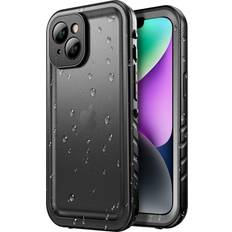 Iphone vandtæt cover Tech-Protect iPhone 14 Vandtæt Cover Gennemsigtig Sort