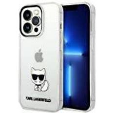 Karl Lagerfeld Telefoonhoesjes Karl Lagerfeld KLHCP14LCTTR iPhone 14 Pro 6,1 hardcase przeźroczysty/transparent Choupette Body