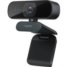 Webcams Rapoo C260 Webcam Fhd 1080P Hd720P Usb 2 Ideal For Teams Zoom