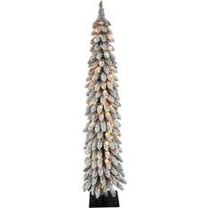 Puleo International Alpine Pencil Green Christmas Tree 182.9cm