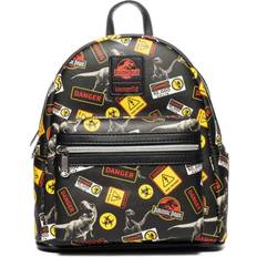 Loungefly Jurassic Park Warnschilder Mini-Rucksack Backpack - Black