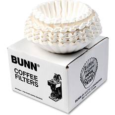 White Coffee Filters Bunn 12-Cup Paper Coffee Filter, Basket, 250/Pack BUN00525