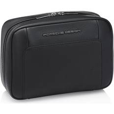 Leder - Schwarz Kulturbeutel Porsche Design Roadster Leather Toiletry Bag BLACK