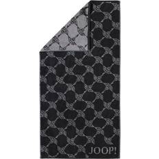 Black Towels Cawö Joop Black/Grey Bath Towel Black (100x50cm)