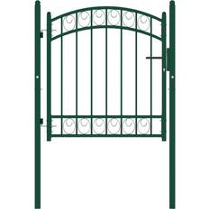 150.0 cm Låger vidaXL Fence Gate with Arched Top 102x150cm