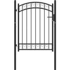 Cancelli vidaXL Fence Gate with Arched Top 102x175cm