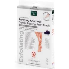 Paraben-Free Foot Masks Earth Therapeutics Purifying Charcoal Gentle Peeling Foot Mask