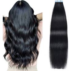 Tape In Hair Extensions 20" 1#Jet Black