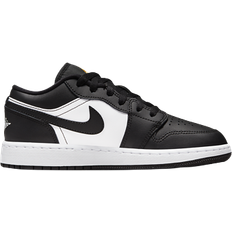 Nike Air Jordan 1 Low GS - Black/Taxi/Dark Concord/New Emerald