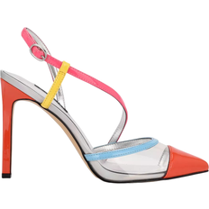 Nine West Polyurethane Heels & Pumps Nine West Timie - Orange Patent Multi