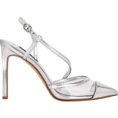 Nine West Polyurethane Heels & Pumps Nine West Timie - Silver/Clear