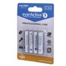 Genopladelige batterier everActive Genopladelige batterier Ni-MH R03 AAA 1050 mAh Professional Line