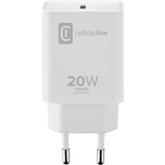 Apple 20w usb c Cellularline USB-C Charger 20W für Apple iPhones, Weiß Ladegerät