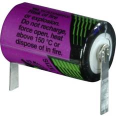 Lithium 3.6v aa Tadiran Tadiran Batteries SL 550 T Special-batterier 1/2 AA Tåler høj temperatur, U-loddefane Lithium 3.6 V 900 mAh 1 stk