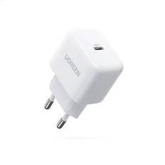 Ugreen Batterien & Akkus Ugreen USB-C 30W PD väggladdare med GaN EU White (40942)