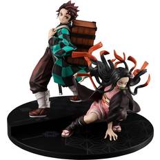 Demon Slayer: Kimetsu no Yaiba Tanjiro and Nezuko Kamado Brother and Sister Precious G.E.M. Series Statue Set