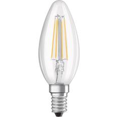 Osram led kertepære e14 Osram LED-kertepære E14 4,8W, universalhvid, klar