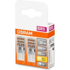 Osram LED-stiftsokkelpære G9 1,9W 2700K 2 stk