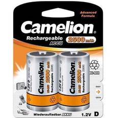 Genopladelige batterier d Camelion Genopladelige batterier D 2500 mAh