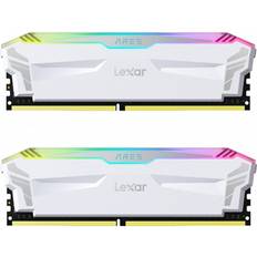 16 GB - 4000 MHz - DDR4 RAM Memory LEXAR Ares White RGB DDR4 4000MHz 2x8GB (LD4EU008G-R4000GDWA)