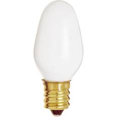 Pear Incandescent Lamps Satco S3692 Incandescent Lamps 7W E12