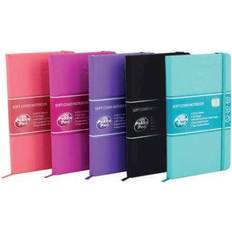 Signature Soft Cover Notebook Casebound A5 Assorted 5-pack