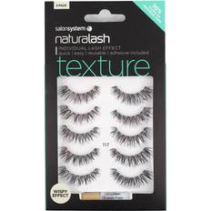 Salon System Reusable Eyelashes Multipack Latex Free Adhesive Included No. 117