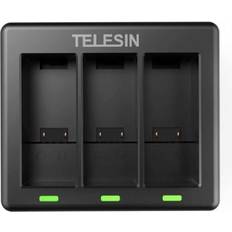 Gopro hero black 10 Telesin Battery Charger For Gopro Hero 9 Black, With Type C Charging Cable Triple