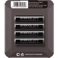 Panasonic eneloop pro aaa Camelion Panasonic Eneloop Pro LR03/AAA uppladdningsbara batterier 1000 mAh